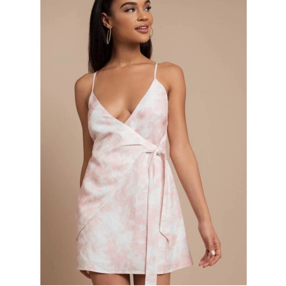 LuLu’s Jetset Diaries TJD Topanga Tie Dye Wrap Dress